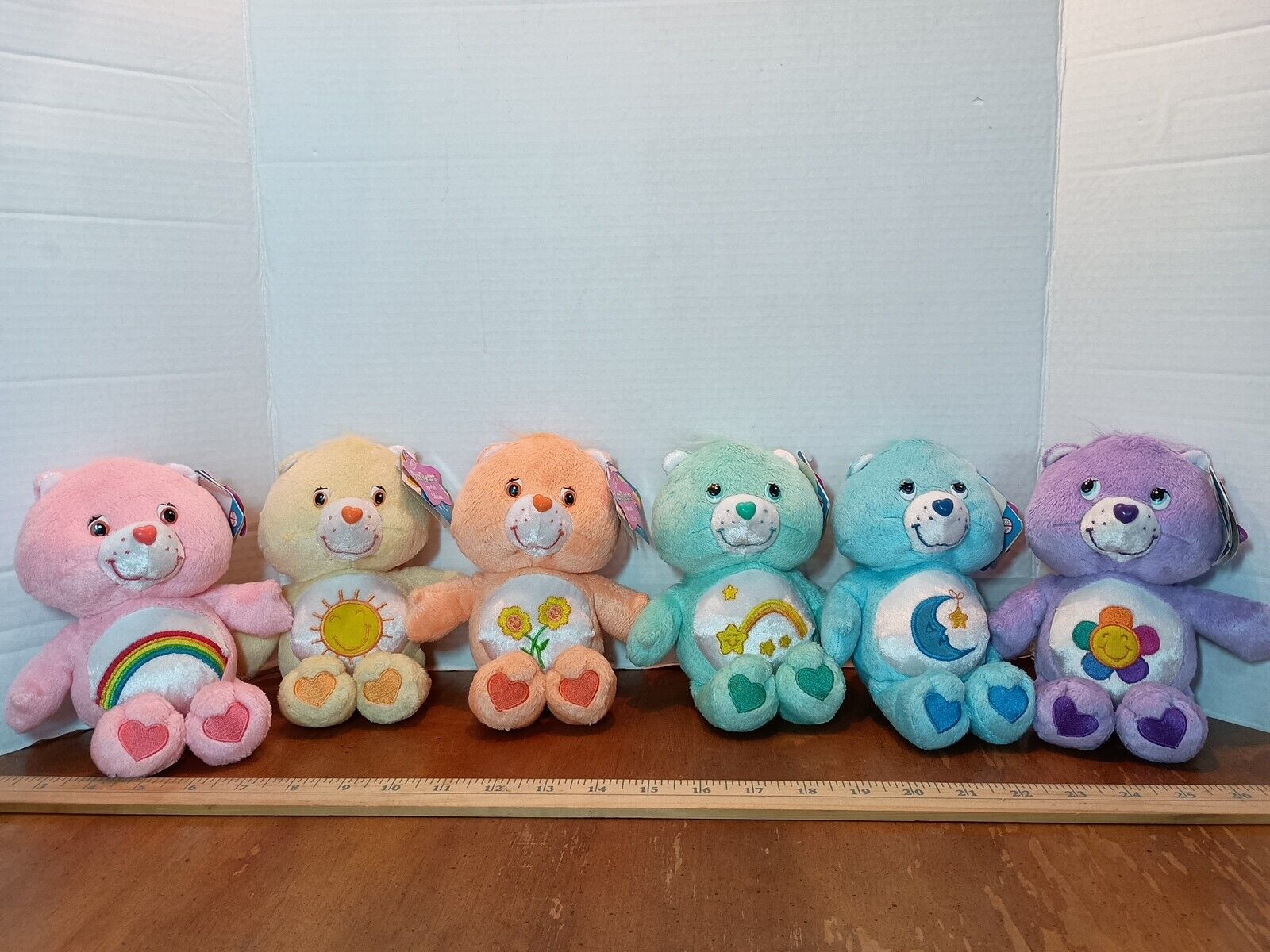 Care Bears- Dazzle Bright Bears 8" Complete Series 5 (6 bears) NWT