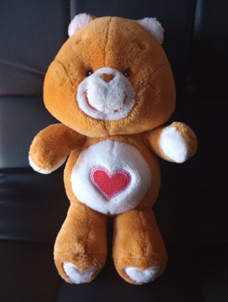 2002 Carlton Cards Care Bears 20th Anniversary Tender Heart Bear 13 Inches