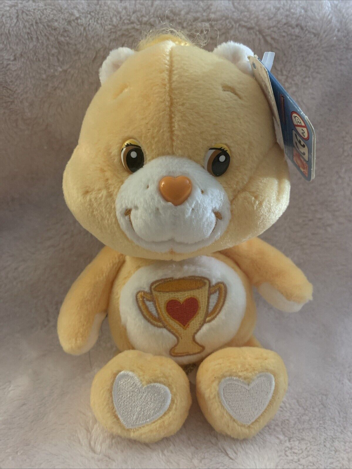 Care Bears, 20th Anniversary Champ Bear-2003 New With Tags 8" Plush