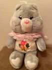 Vintage 1983 Kenner Care Bears “Grams Bear” Plush Grandma Gray 15" Flowers Scarf