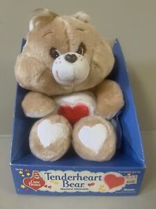Vintage Kenner 1984 Care Bears Tenderheart Bear Plush #60180 New In Box