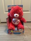 Care Bears Always There Bear w/  Sealed DVD NIB  Raspberry Scented Hot Pink