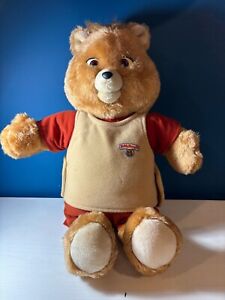 Vintage 1985 Teddy Ruxpin Talking Bear Mouth Sings Along To Tape (Missing Back)