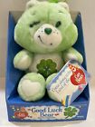 Vintage Care Bears Good Luck Bear 13" Green Lucky Shamrock NEW Kenner