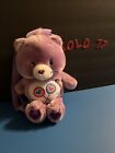RARE Care Bear Stuffed Animal Plush SHARE BEAR Purple Lollipop Backpack Bag 2003
