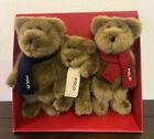 Ralph Lauren Teddy Bear Trio The Bears That Care Polo Knit Scarves Vintage 2001