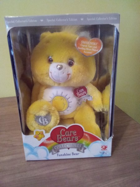 Care Bears 2007 Swarovski Crystal & Sterling Silver Funshine Bear