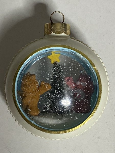 Care Bears Vintage Ornament 1980s American Greetings RARE DIORAMA READ DESC