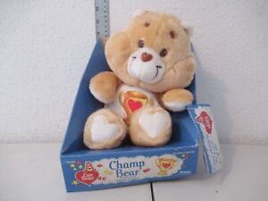 Care Bears vintage Champ bear NEW WITH TAG IN BOX