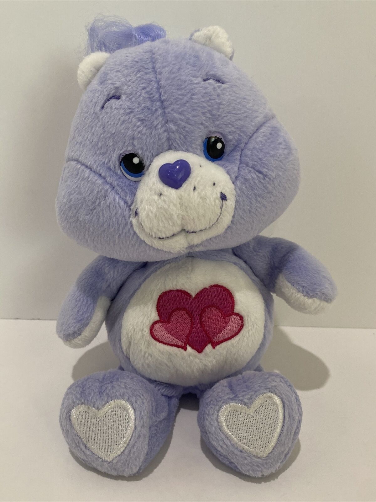 Care Bears Carlton Cards Harmony Hearts Small 8" Plush Rare 2003