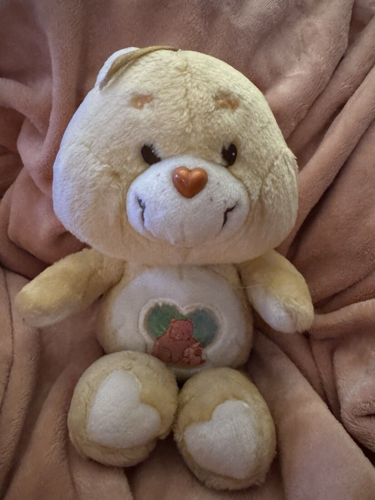 Care Bears Vintage UK Forest Friend Bear, 13" , 80s Rare, available to ship now!