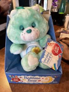 *** KENNER VINTAGE 1984 BEDTIME CARE BEAR NEW IN BOX WITH BOOKLET ***