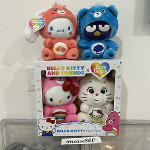 Hello Kitty and Friends x Care Bears Cheer Bear Cinnamoroll Badtz Maru Bundle