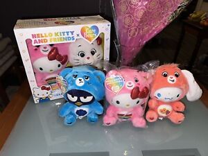 Hello Kitty and Friends x Care Bears Cheer Bear Plush Set / New!!!