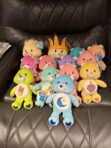Care Bears Plush Stuffed Toys Lot of 13 Vintage Early 2000's ALL WITH TAGS,CLEAN