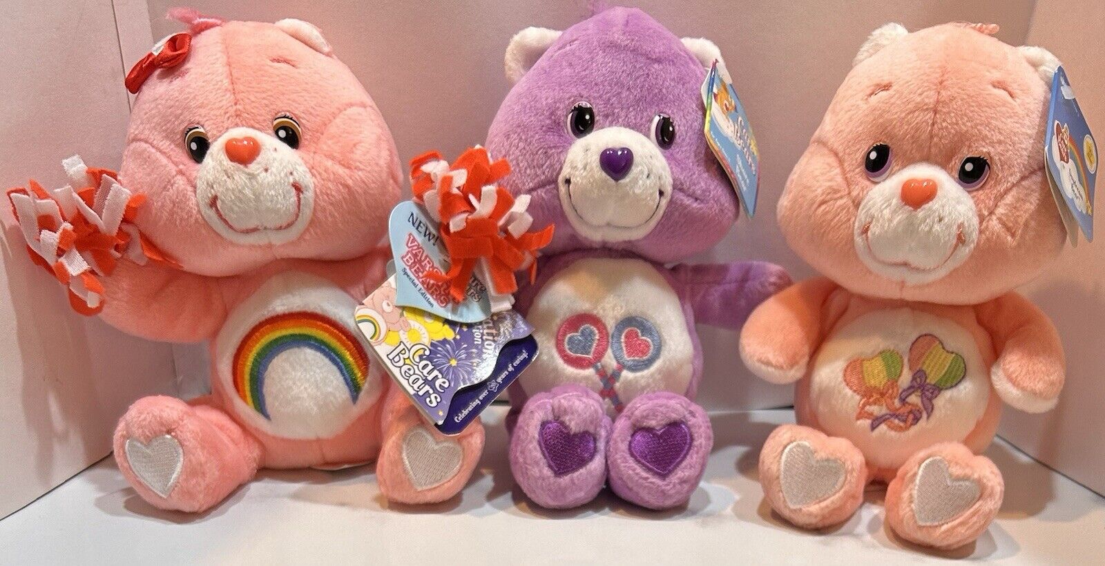 Care Bares 20th Anniversary Carlton Card Series RARE Day Dream 8” Bear Bundle