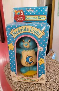 Vintage Care Bears Bedtime Bear Nightlight MiB 1991 Works