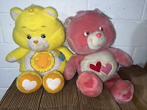Large 30” Care Bears WISH BEAR Cuddle Pillow 2003 Plush Stuffed Love-a-lot Bear