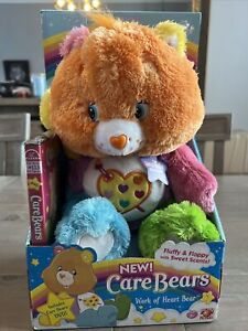 Care Bears 2005 Work Of Heart Bear new in box with dvd
