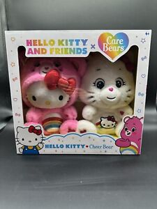 Hello Kitty and Friends x Care Bears Cheer Bear Plush Set ? Brand New ? In Hand
