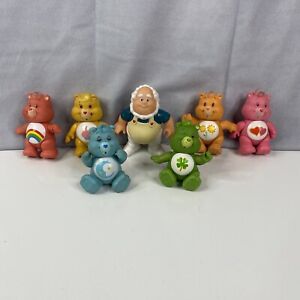 Vintage Care Bears 1980’s Lot 7 Figures 1983-1984 Includes CLOUD KEEPER