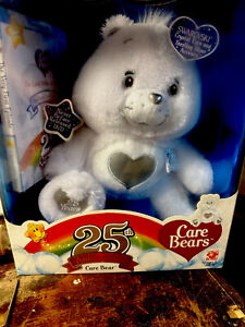 Care Bears 25th Anniversary With Swarovski Crystal Eyes & Silver Comes With DVD