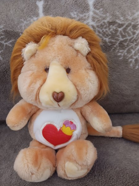 Vintage 1984 Kenner Care Bears Cousins Brave Heart Lion 14" Plush