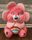 Care Bears Cheer Bear Easter Spring Flower Dress Up Pink Jumbo Plush 30" 2025