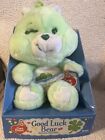 Vintage 1980s Care Bear Good Luck Bear. New In Box With Booklet.