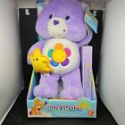 Vintage! Collectible! Care Bears Harmony Bear w/ VHS 2003 Retired Rare Purple