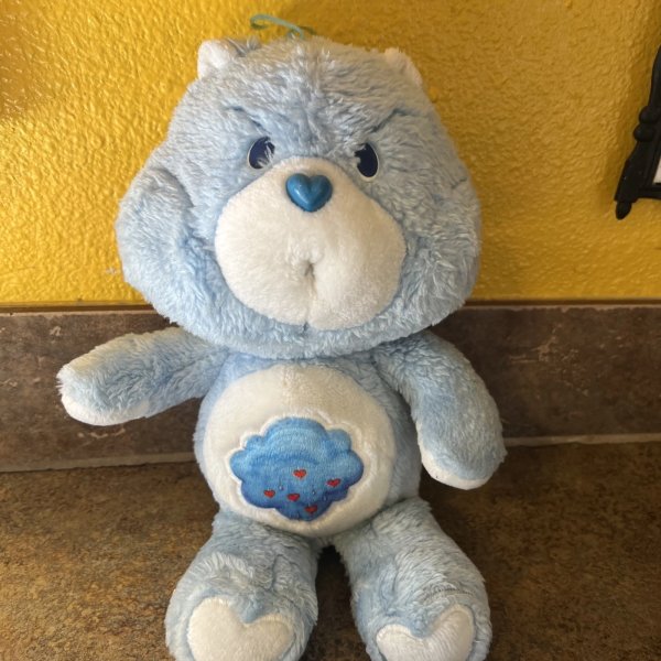 GRUMPY BEAR= The BEST Care Bear. Buy it for the Grumps in your life. 13"