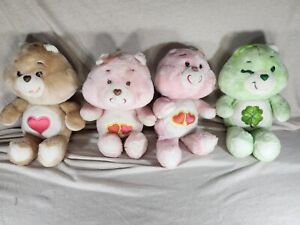 Vintage Lot of 4 Care Bears Plush 80s Kenner Stuffed Animals 1980s Plus More