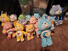 Care Bears Beanies Plush Lot 6” 2002 - 2004 Vintage Plus Book Bag Bear