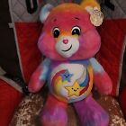 NEW Care Bears Dare To Care Bear Jumbo 24” Pink Plush Kids Soft Toy Collectible