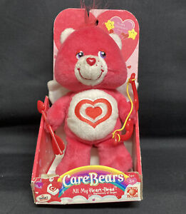 2005 Target Exclusive Care Bears Valentine Bean Bag Plush - All My Heart Bear