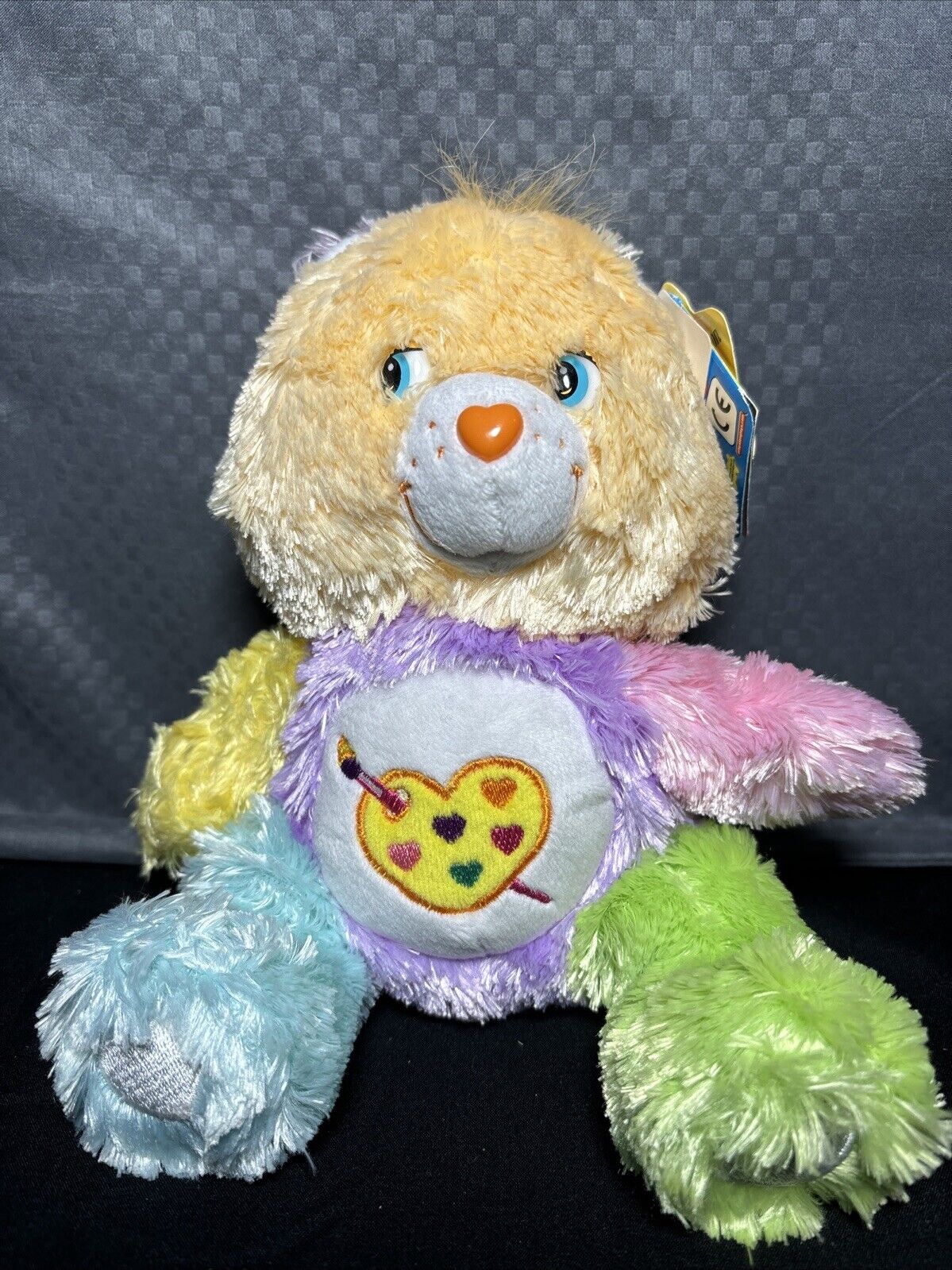 Care Bears, Comfy & Floppy, Special Edition, Work Of Heart Bear, NWT, 9”, 2005.