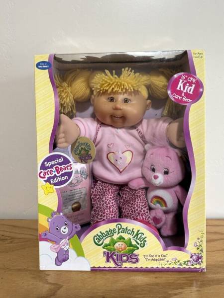 Care Bear Cabbage Patch Special Edition Jaclyn/Cheer Bear 2007