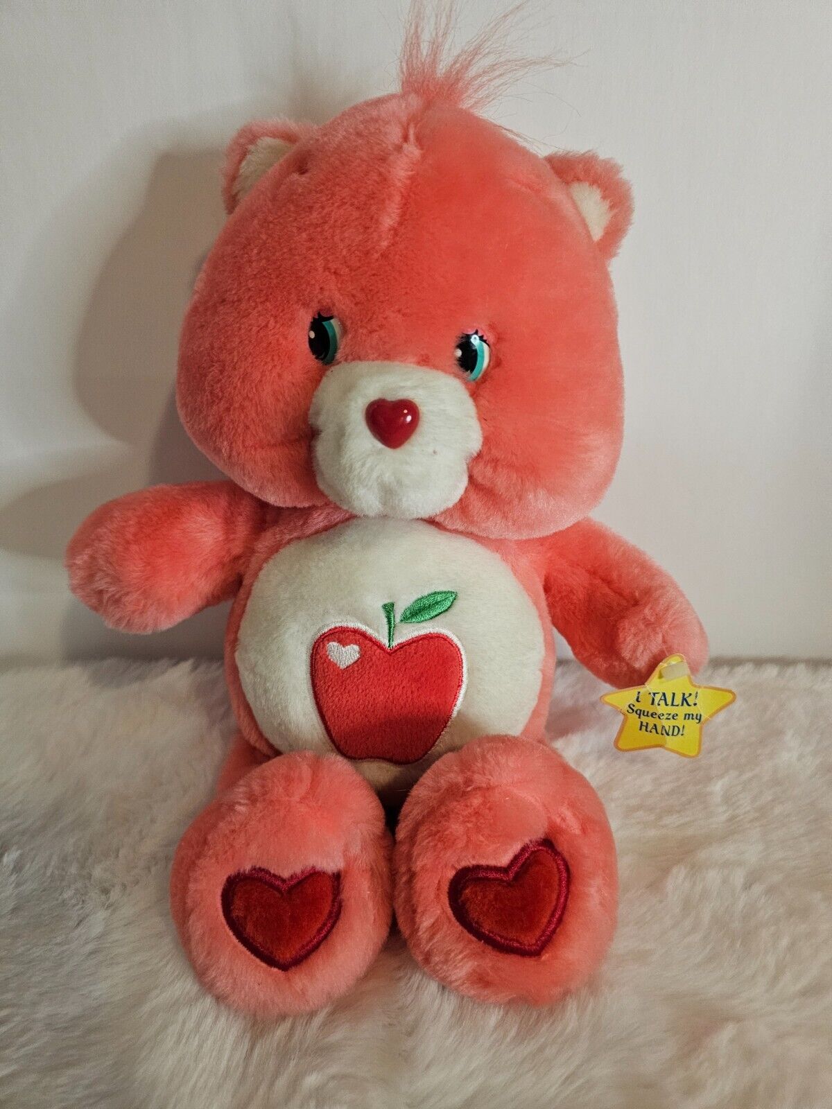 New ListingY2K 2000s 13" Plush Care Bear - Smart Heart - Untested