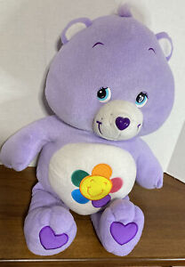 2004 Care Bear Plush Extra Large 26” Harmony Bear Purple Jumbo