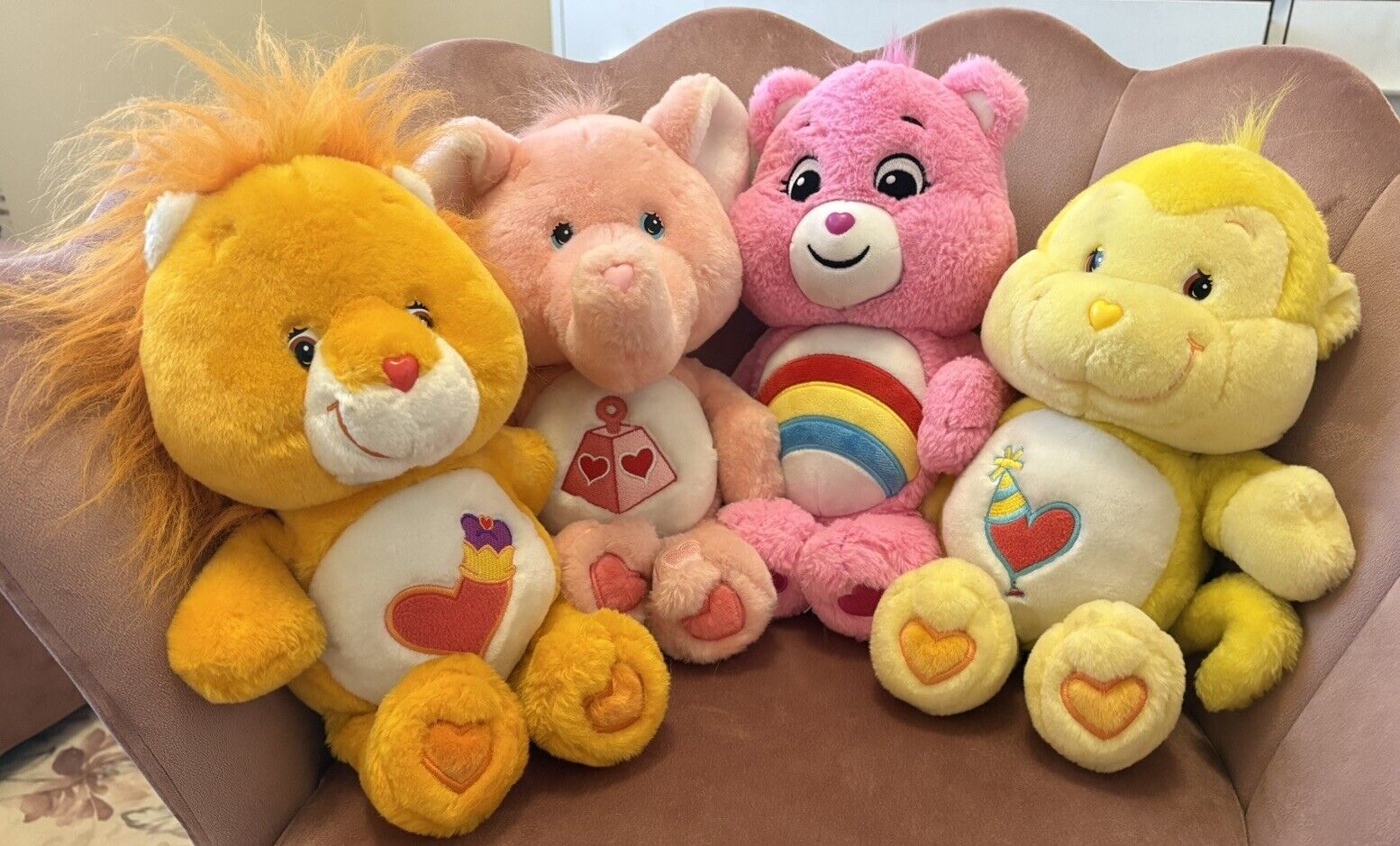 Care Bear & Cousins Cheer Bear Brave Heart lion Lotsa Heart Elephant Playful Mon