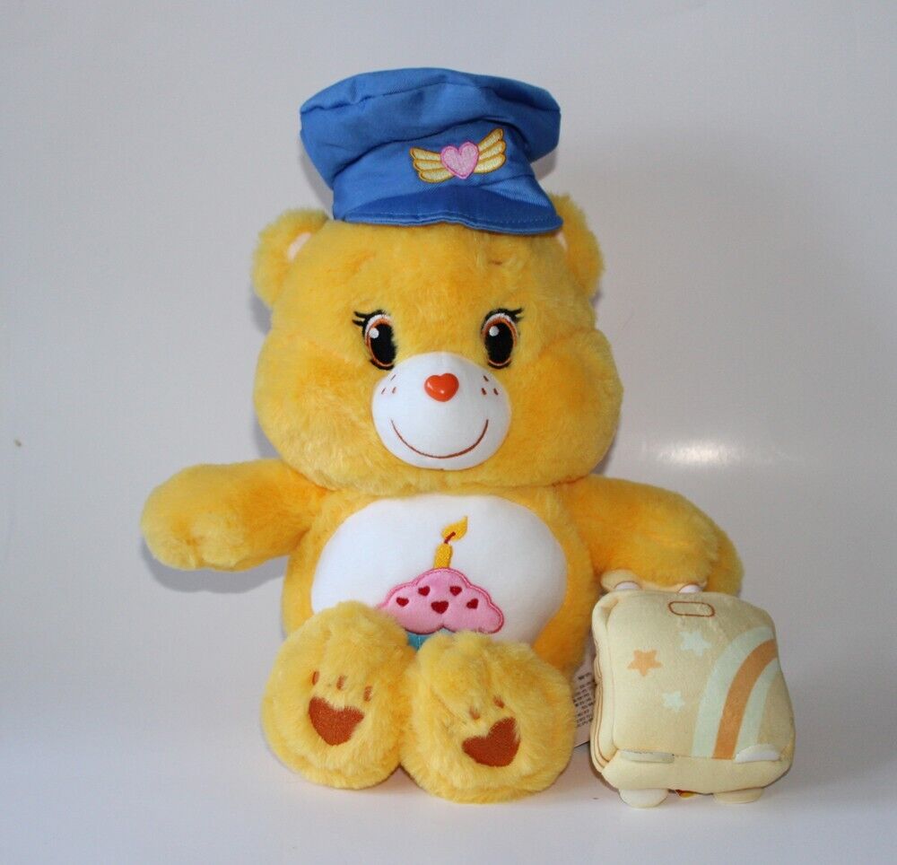 Care Bears 13" Birthday Bear plushie - airline steward / pilot