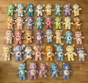 2003 Care Bears Lot Of 38 ALL NWT 8” Plush Beanies~Grams Lion Dog Monkey Cousins