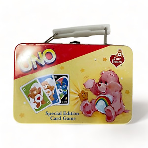 Care Bears UNO Card Game Special Edition 2003 Deluxe Collector Tin 112 Cards