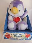 Vintage 1980's Care Bear Cousins Cozy Heart Penguin -NEW in BOX w/Tag
