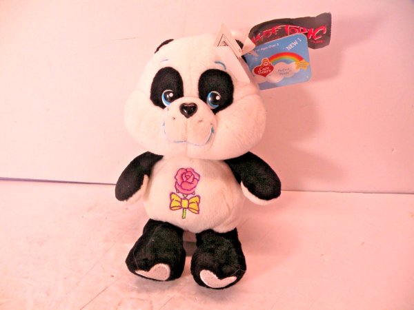 Care Bears 20th Anniversary/Carlton Card Series Perfect Panda Bear 8" 2002 NWT