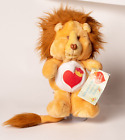 NMint 1984 Kenner Care Bear Cousins BRAVE Heart Lion Plush 13” Tags - original