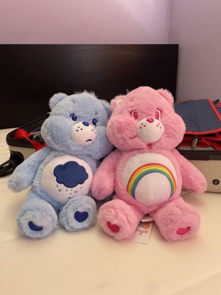 Miniso Care Bears Plush Lot NWT Cheer Bear Grumpy Bear 12 Inches