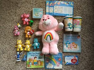 Lot of 15 Vintage 1980 Care bear items
