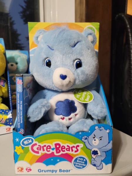 2007 Grumpy Bear IN BOX w/DVD and computer game