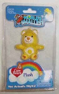 World’s Smallest Care Bear Yellow Funshine Bear Plush 2017  New In Package